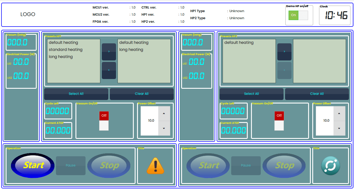 ClinicalApp application preview.