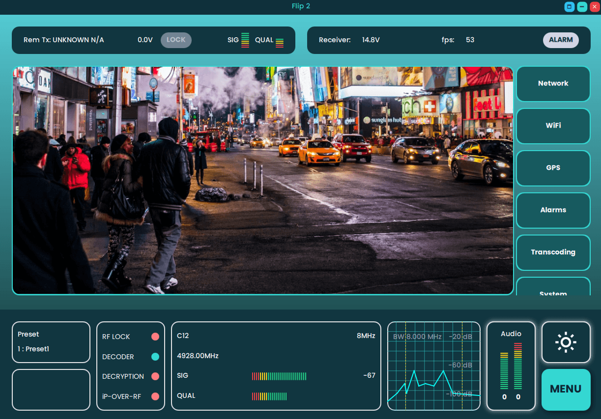 Flip 2.1 application preview.